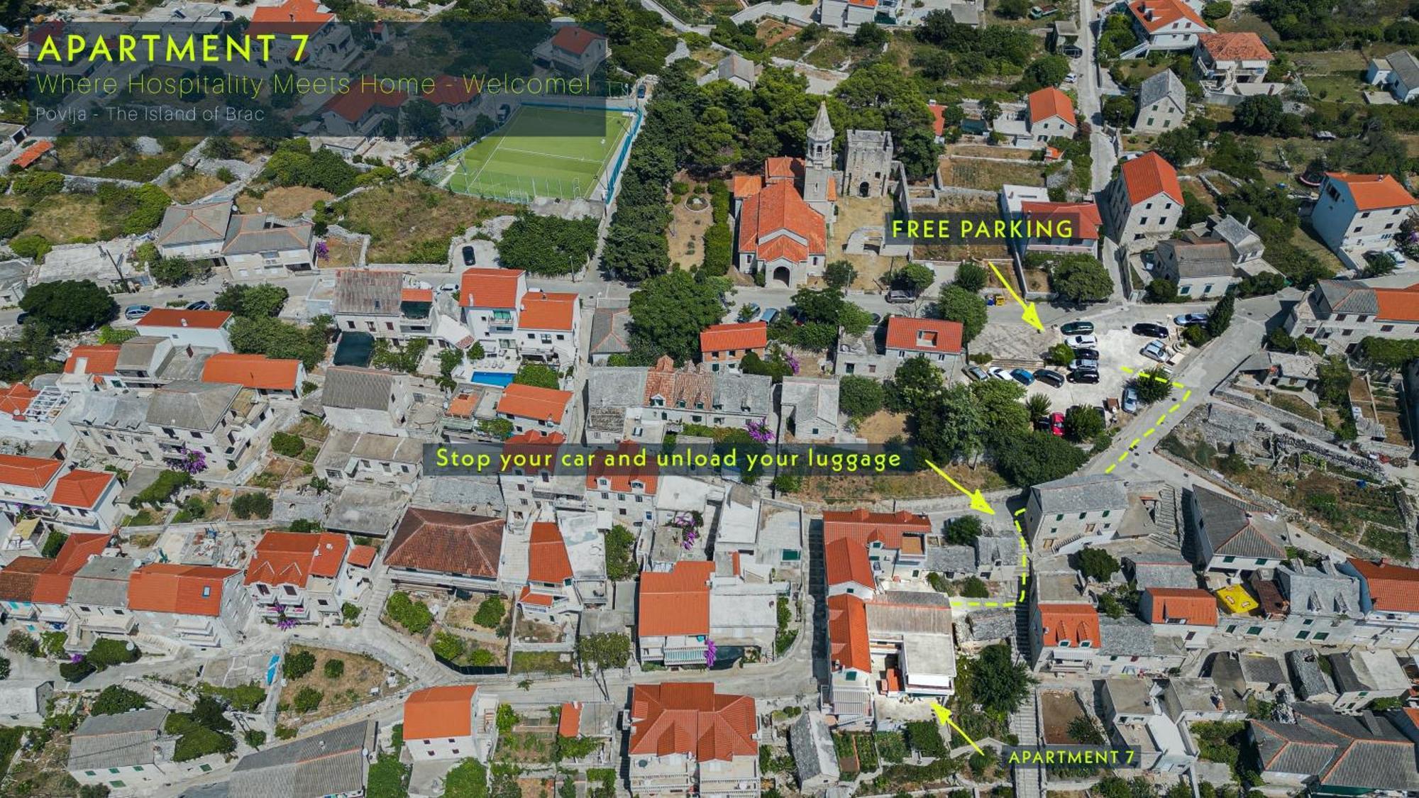 Apartman 7 Povlja  Dış mekan fotoğraf